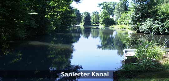 Sanierter Kanal